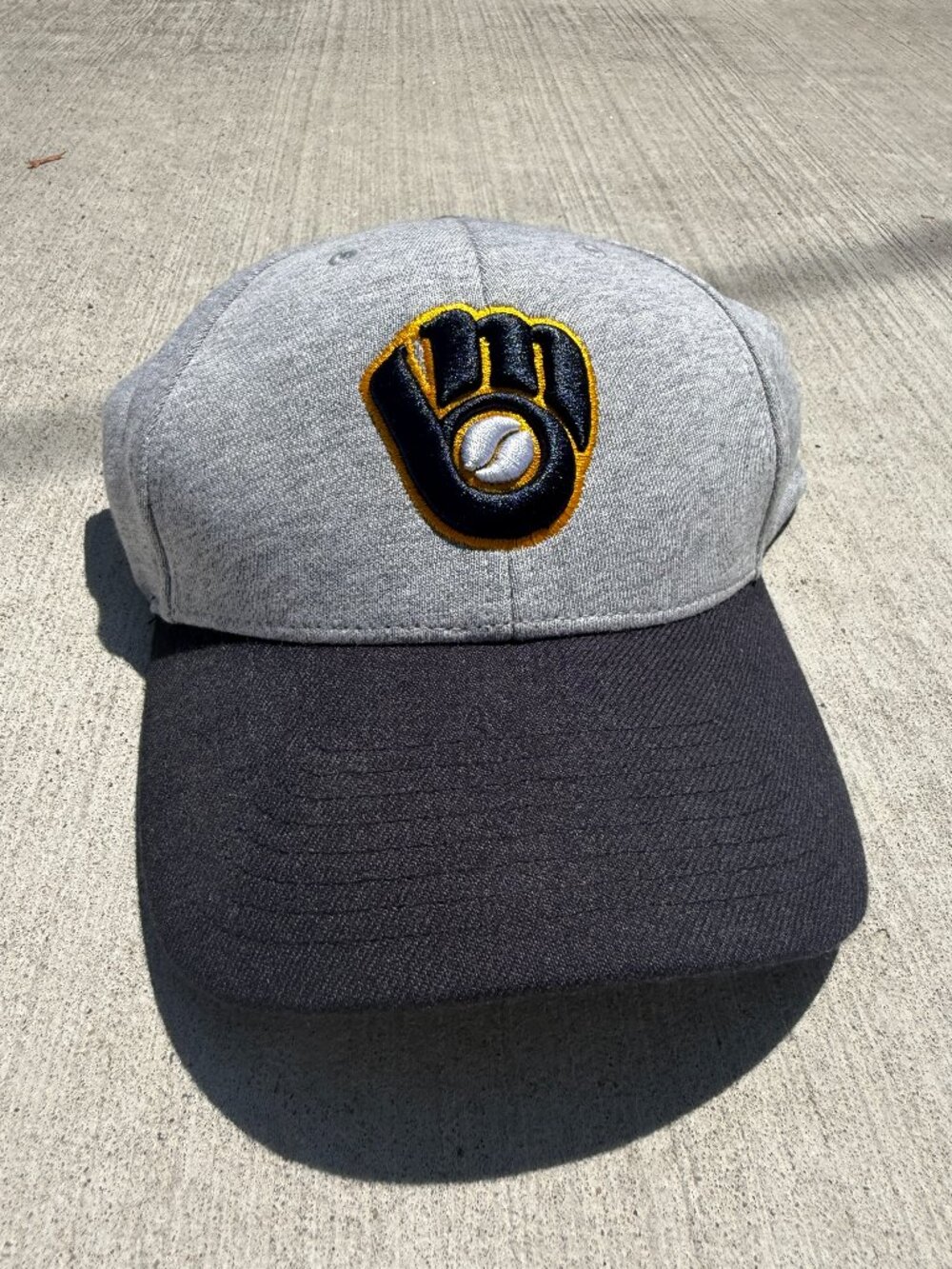 '47 Brand Milwaukee Brewers Spring Training Hat | Gray, Ball and Glove Logo